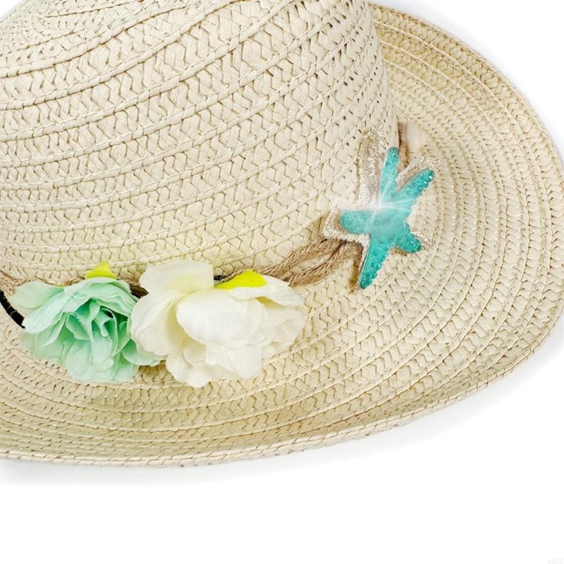 Cowboy Hat Straw - Sombrero paja ajustable para niños, accesorio