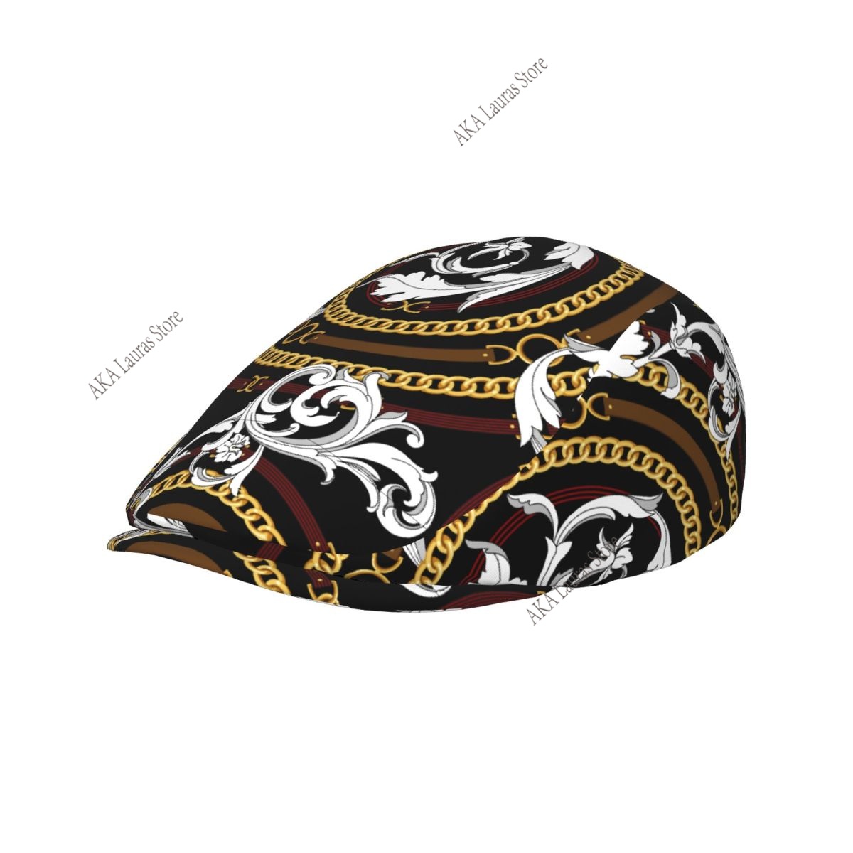 Newsboy Cap Ivy - Gorra Newsboy Dorada Barroca Vintage Casual,