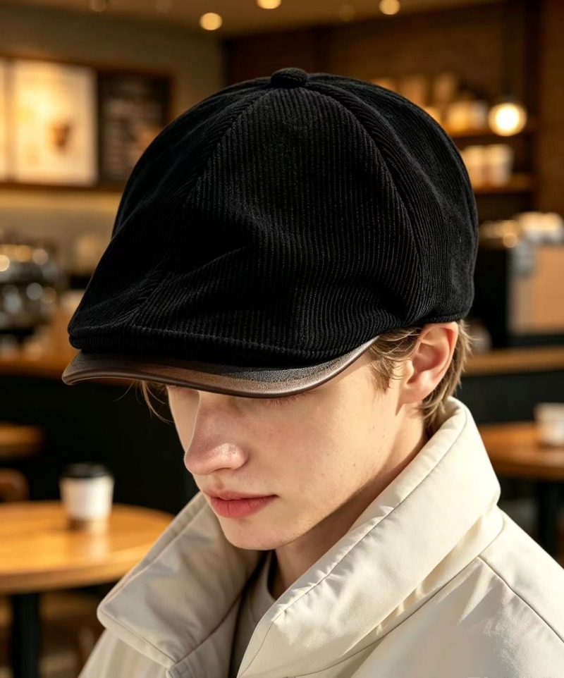 Newsboy Cap Ivy - Gorra de pana vintage para hombre,