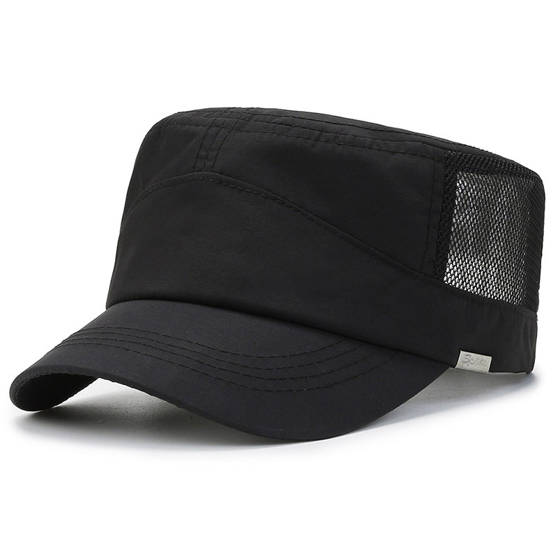 Snapback Hat Flat - Sombrero de copa plano de malla