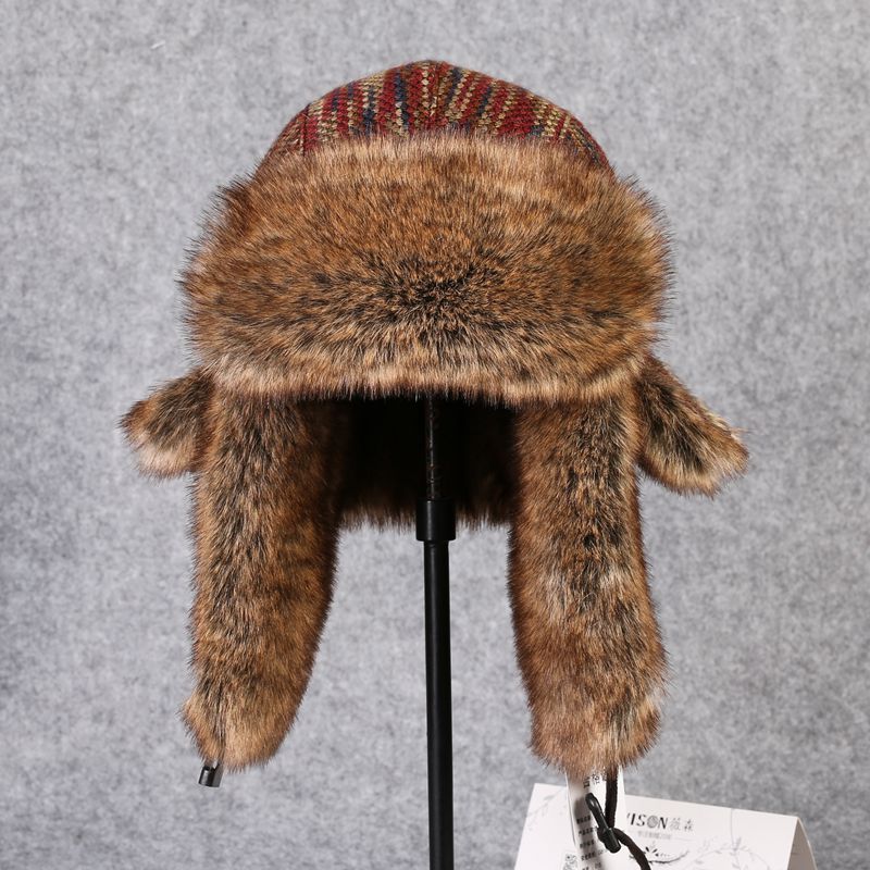 Trapper Hat Ear Flap - Sombrero de bombardero para hombre y