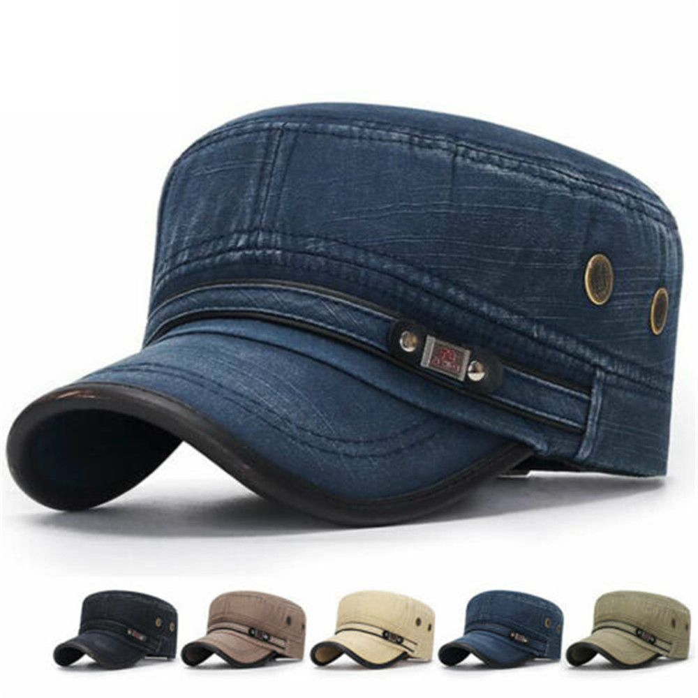 Snapback Hat Flat - Gorras militares de secado rápido para