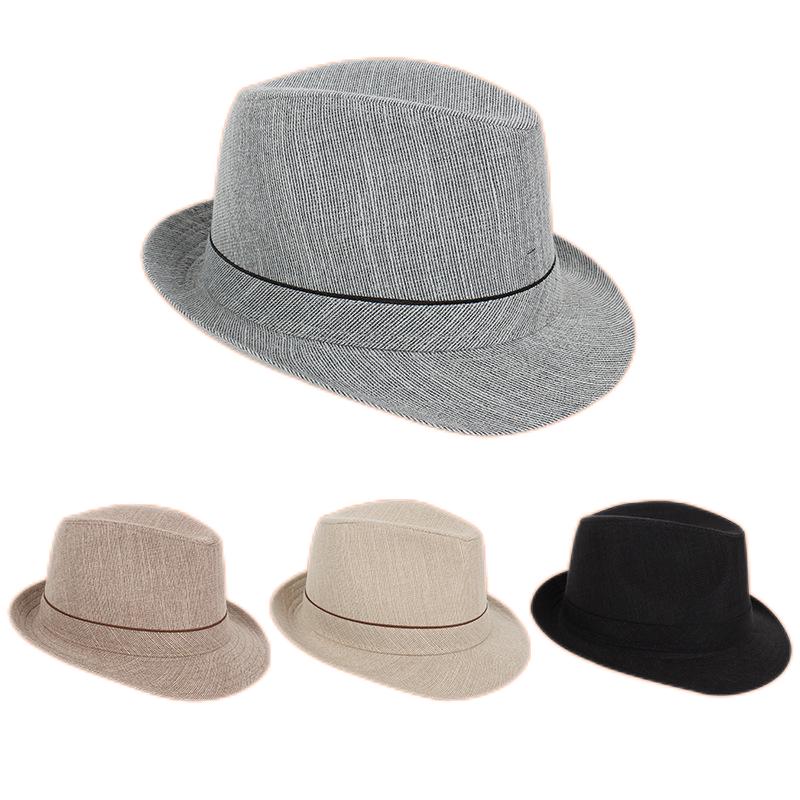 Fedora Hat Wool - Primavera y otoño hombres sombreros de