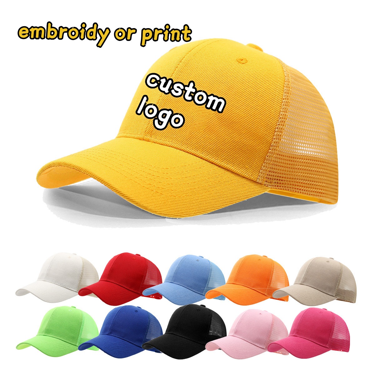 Gorra con logotipo personaliza - Trucker Cap Mesh reseña y precio