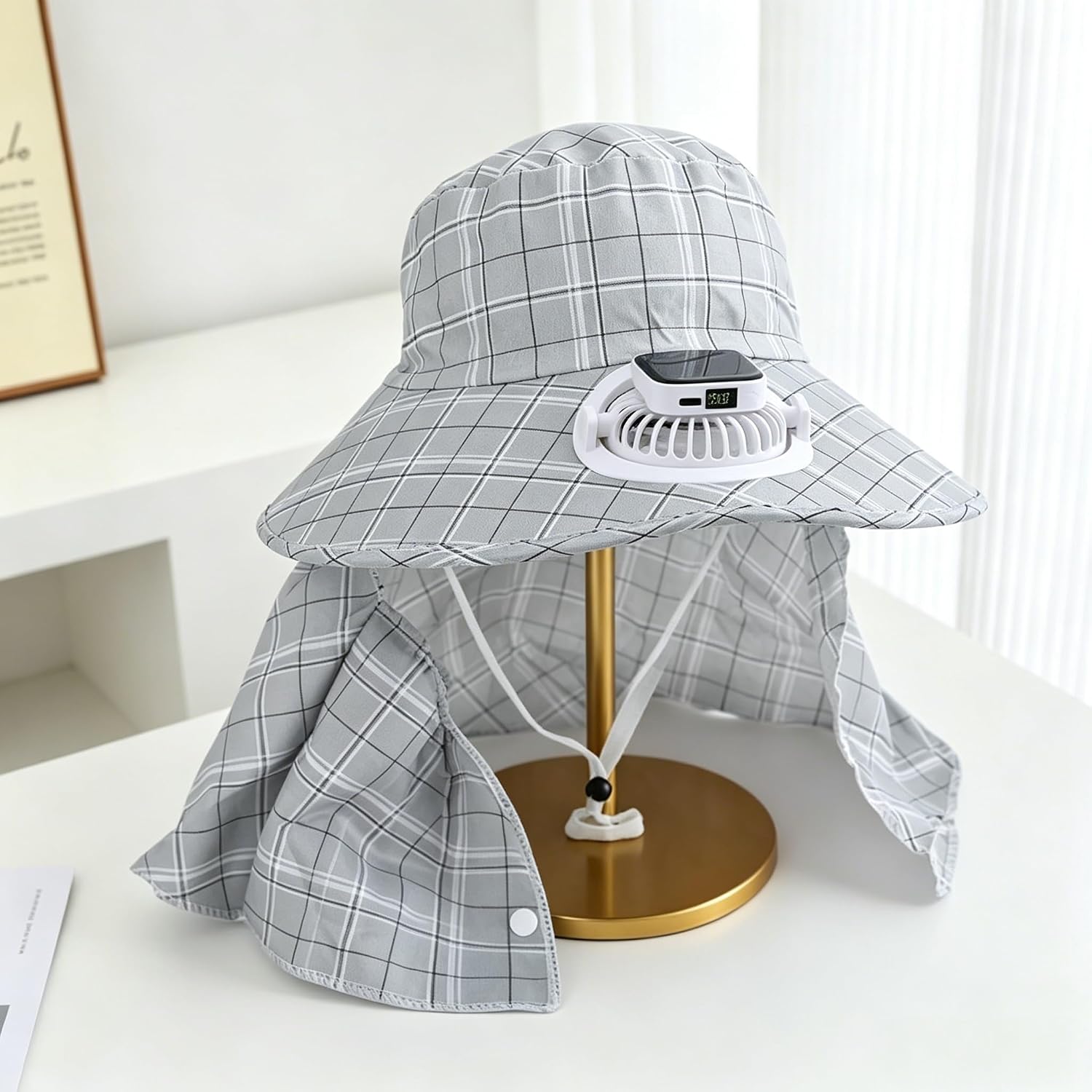 1PC Sombrero con Ventilador de - Visor Sun Hat reseña y precio