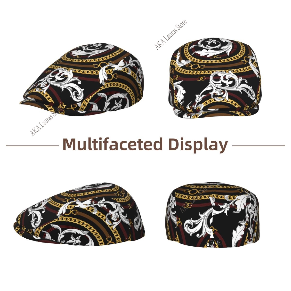 Gorra Newsboy Dorada Barroca V - Newsboy Cap Ivy reseña y precio