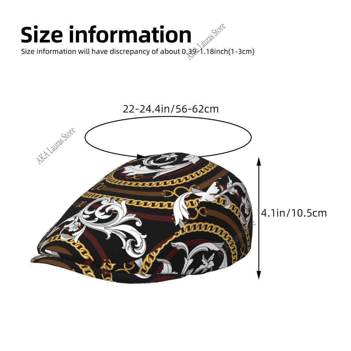 Gorra Newsboy Dorada Barroca V - Newsboy Cap Ivy reseña y precio
