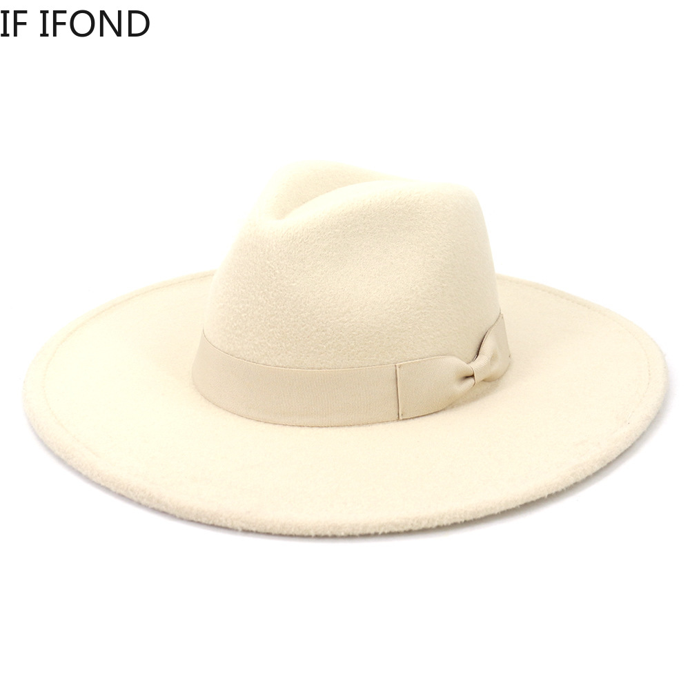 Sombreros de ala ancha grande  - Fedora Hat Wool reseña y precio