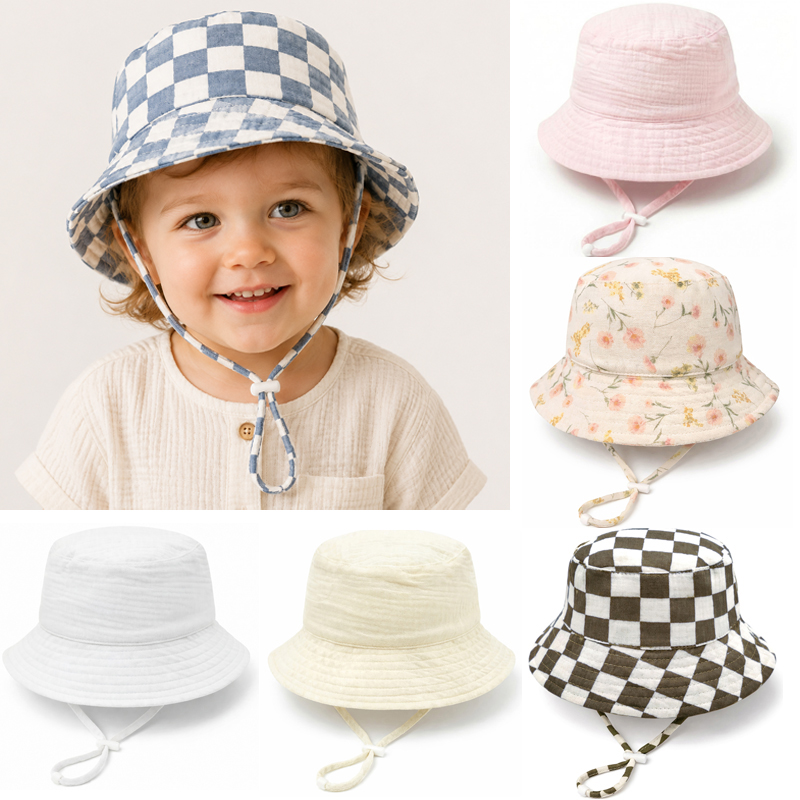 Sombrero de Verano para Bebé d - Bucket Hat Cotton reseña y precio