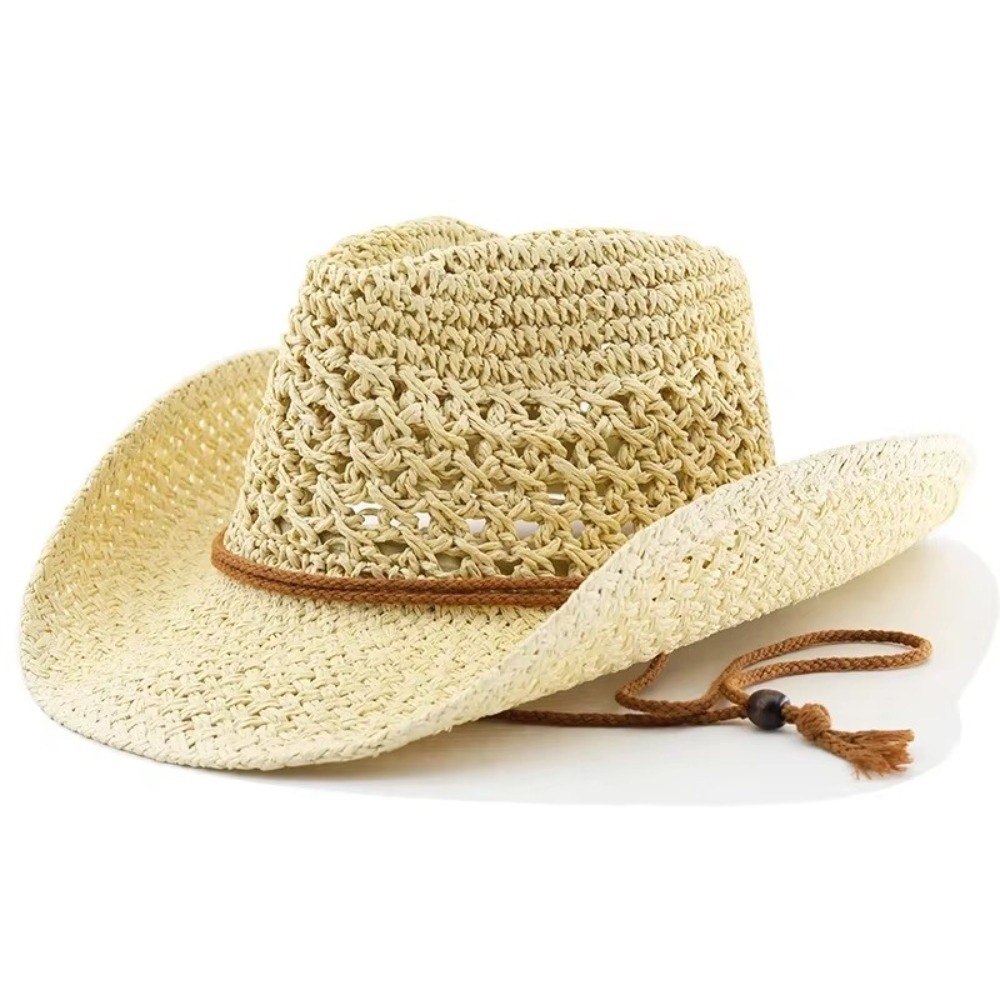 Sombrero de paja retro de ala  - Cowboy Hat Straw reseña y precio