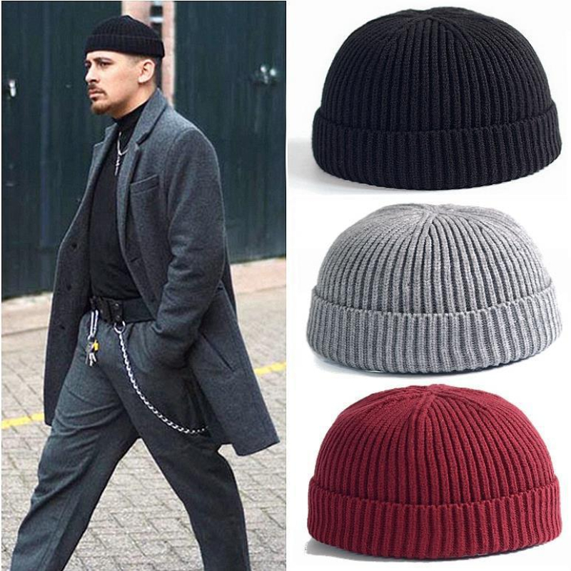 Gorro de Punto para Invierno,  - Beanie Cuffed Knit reseña y precio