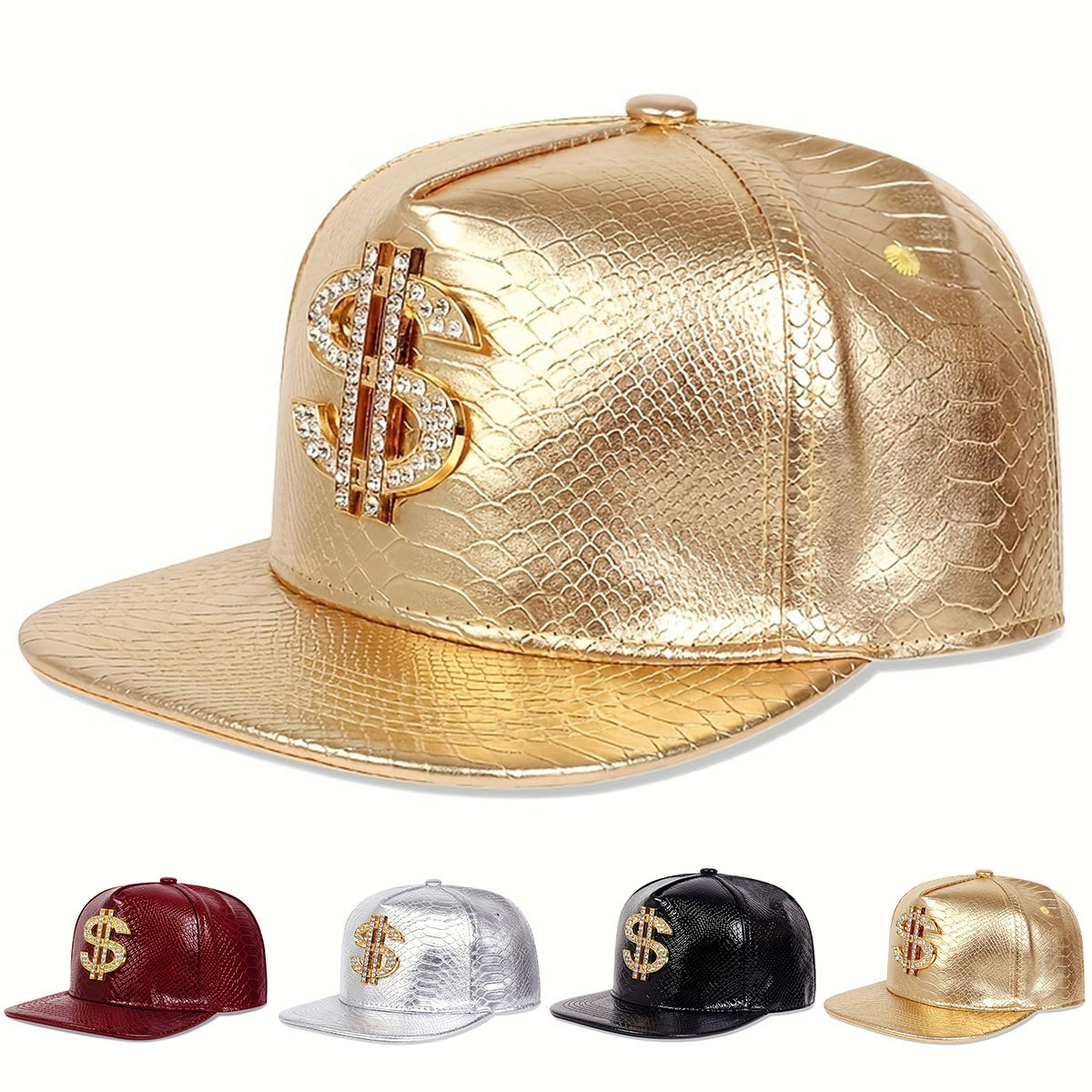 Gorra de béisbol de cuero con  - Snapback Hat Flat reseña y precio