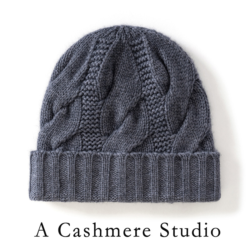 Gorro de lana con puños de pun - Beanie Cuffed Knit reseña y precio
