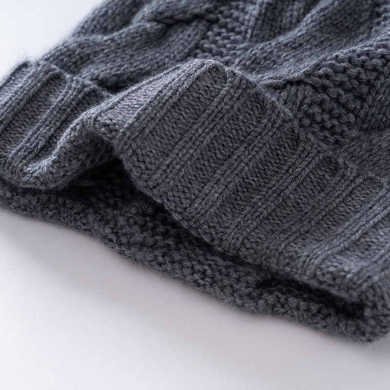 Gorro de lana con puños de pun - Beanie Cuffed Knit reseña y precio