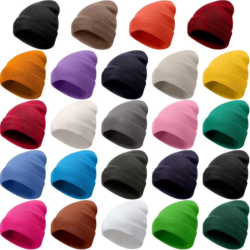 Gorro grueso y cálido de invie - Beanie Cuffed Knit reseña y precio