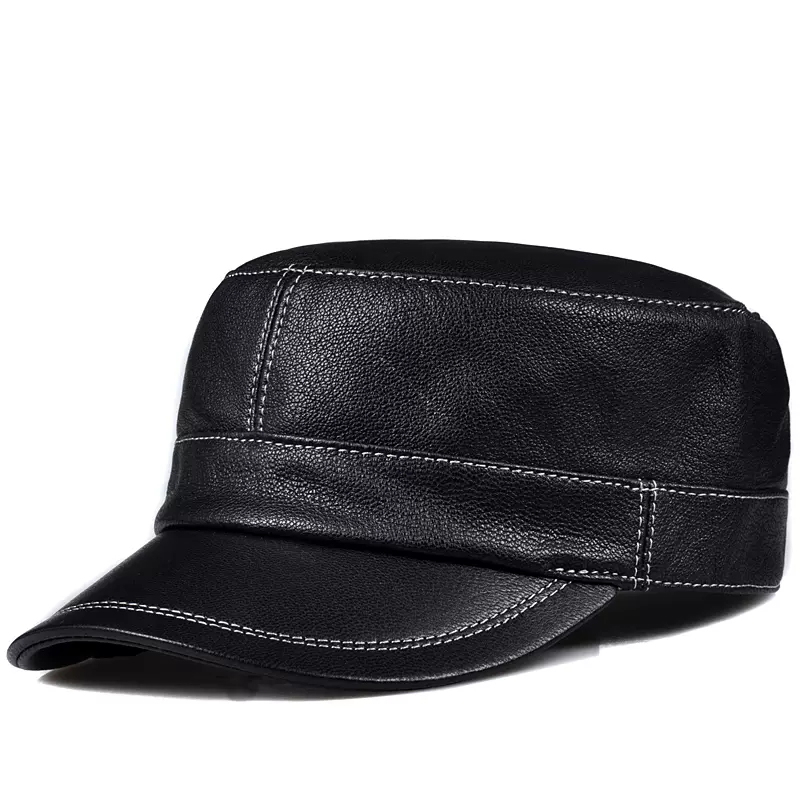 Sombrero de copa plano de cuer - Baseball Cap Structured reseña y precio