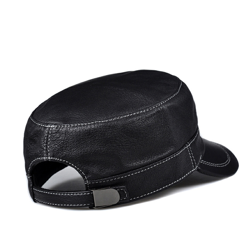 Sombrero de copa plano de cuer - Baseball Cap Structured reseña y precio