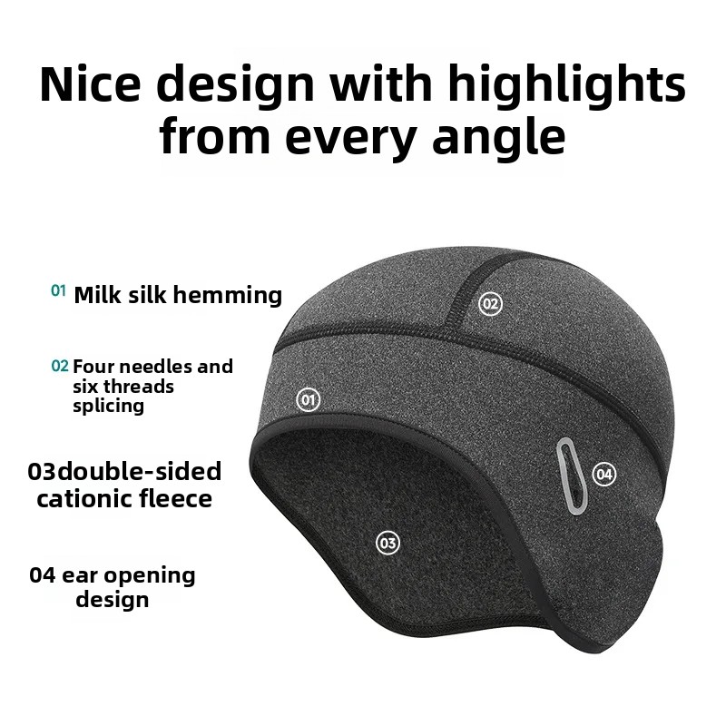 Gorro cálido para ciclismo de  - Skull Cap Helmet Liner reseña y precio