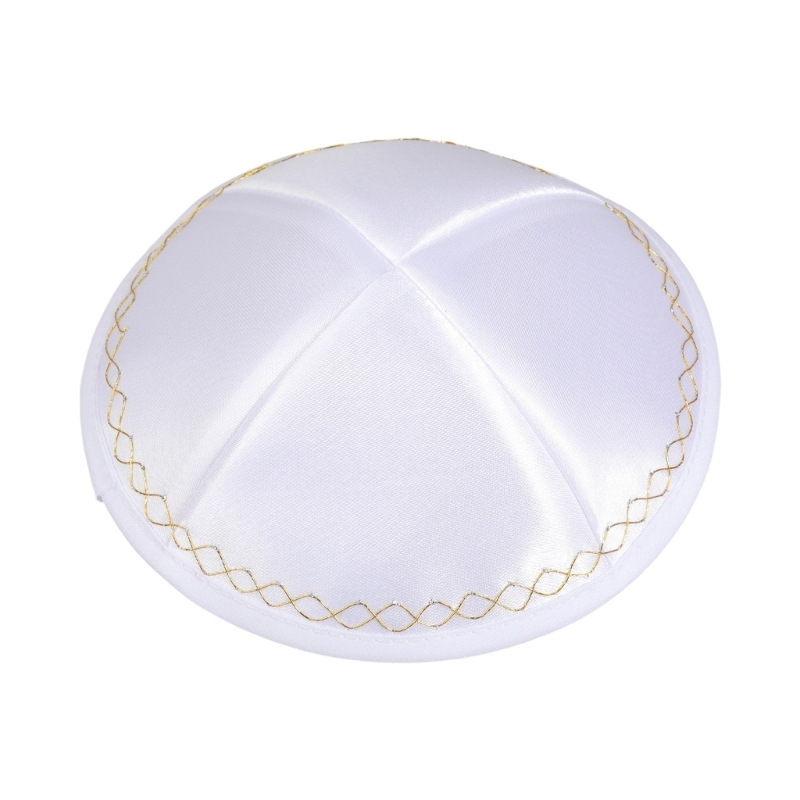 Kipá Judía de Satén Blanco con - Skull Cap Helmet Liner reseña y precio