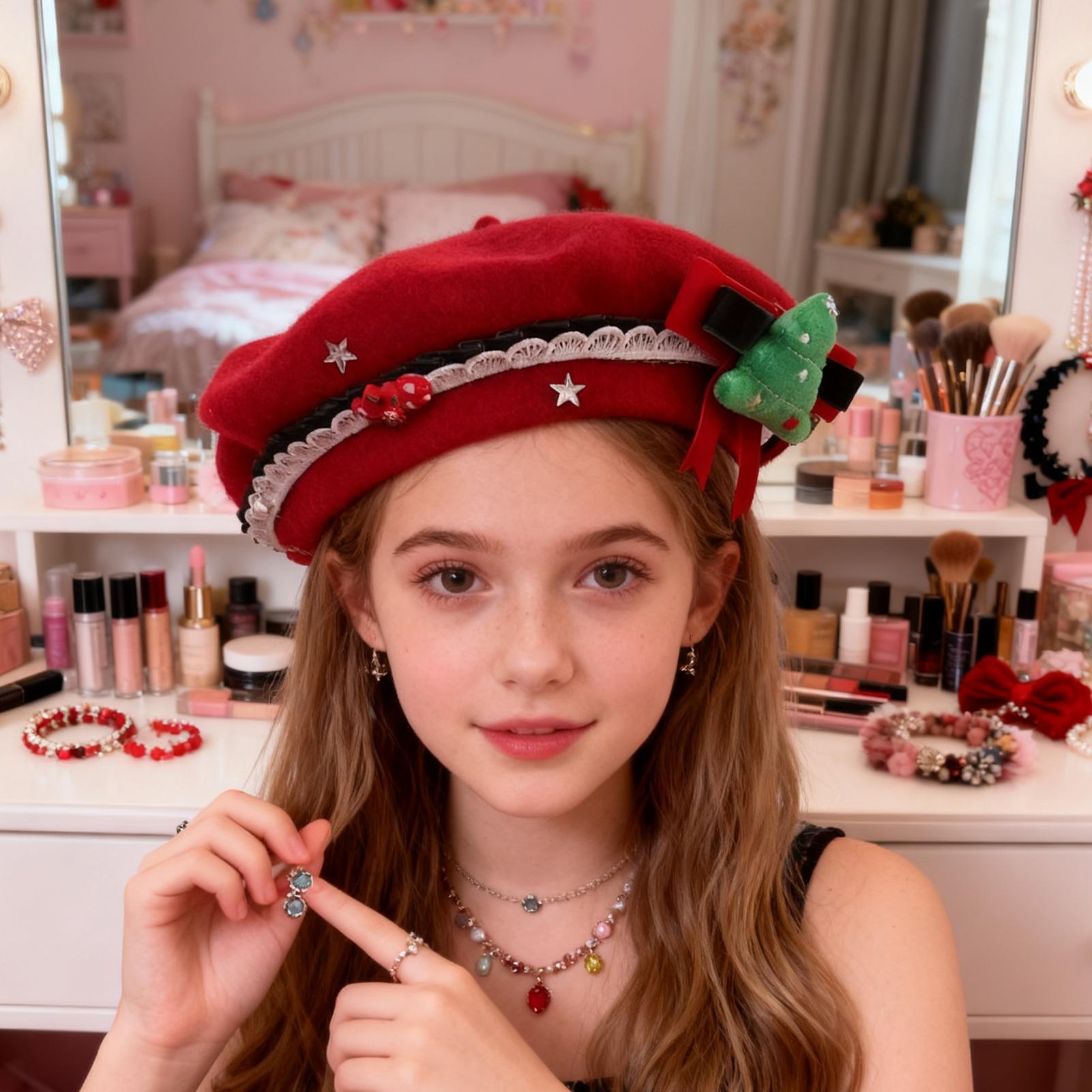 Boinas para mujer, bonito traj - Beret French Wool reseña y precio