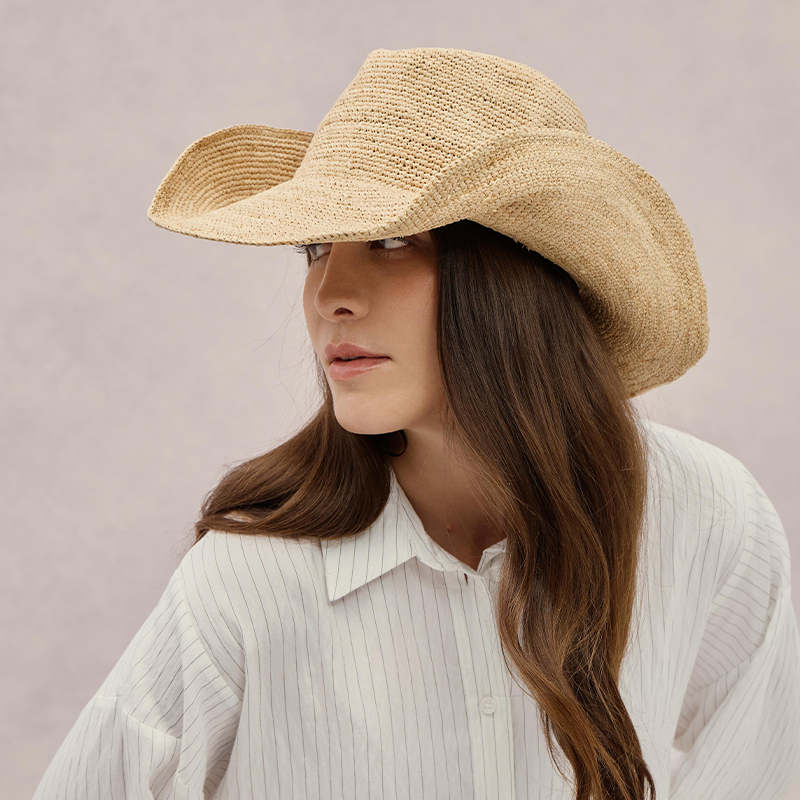 Sombrero de Rafia Premium de L - Cowboy Hat Straw reseña y precio