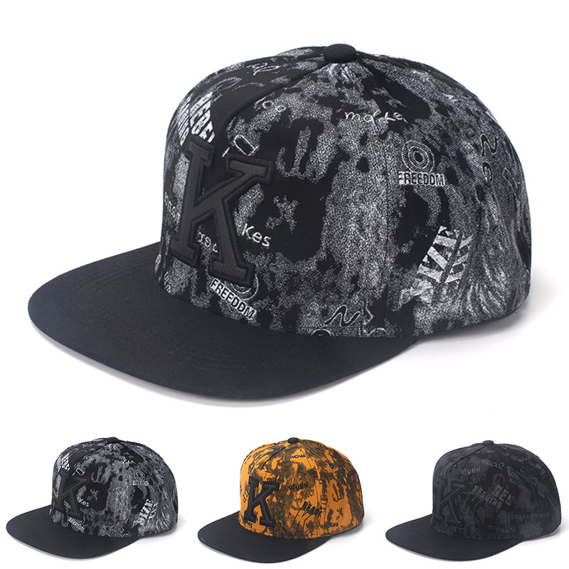 Gorras de béisbol con letras K - Snapback Hat Flat reseña y precio